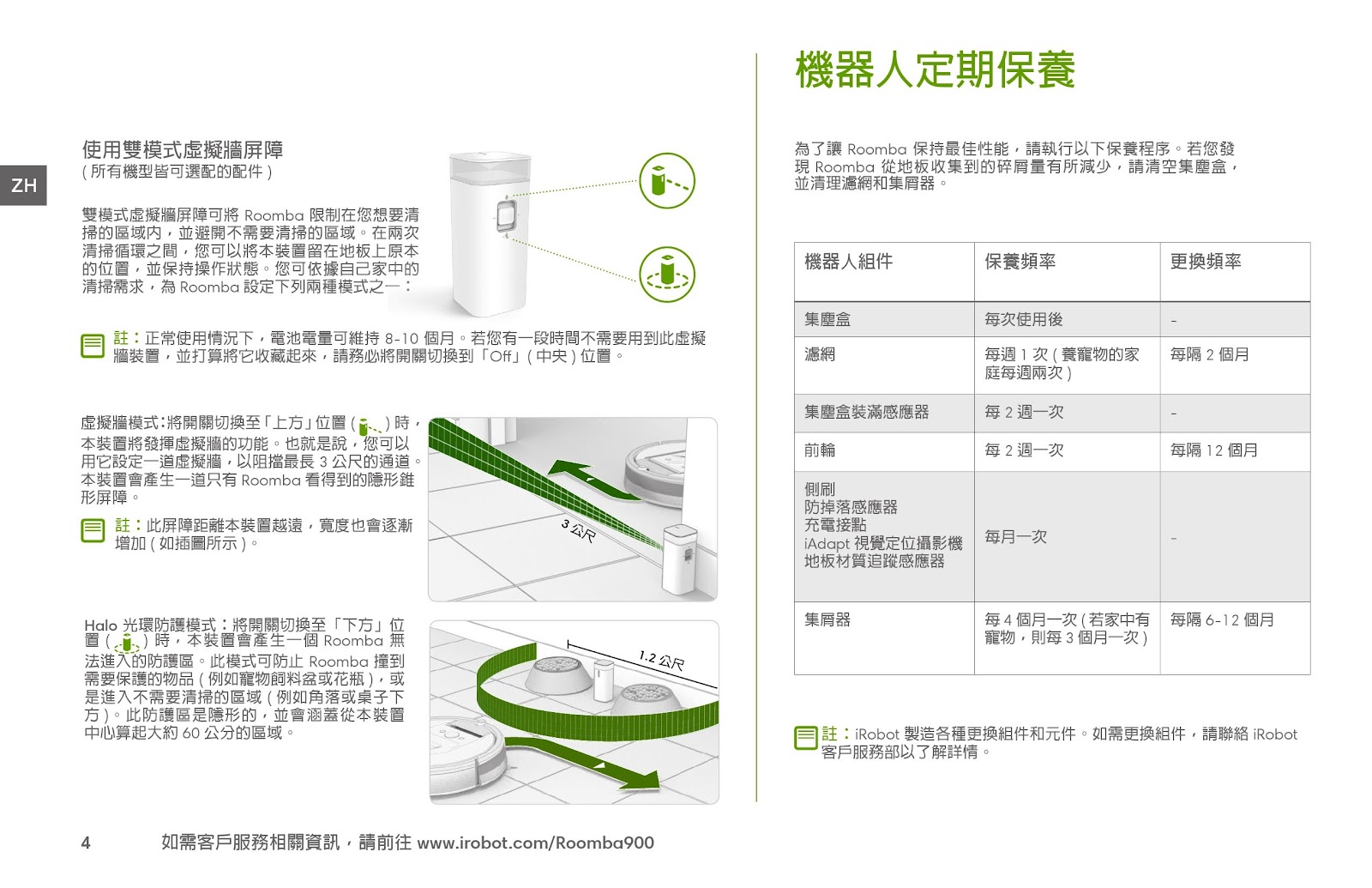 ROOMBA 900系列-使用說明書