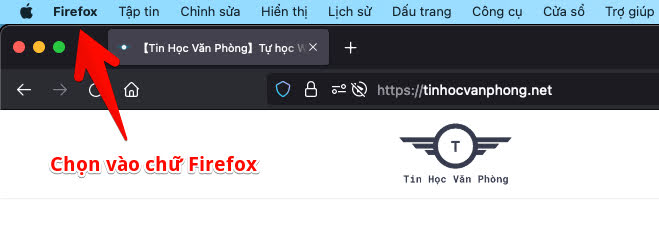 kiểm tra phiên bản firefox