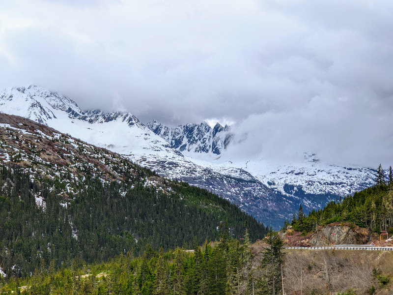 Mountains above the Klondike Highway