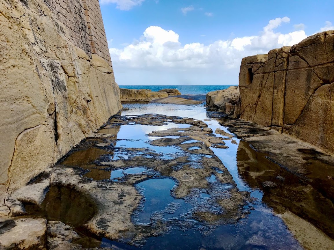 valetta malta below fort st elmo walls