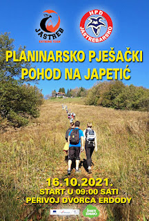 Planinarski uspon na Japetić iz Jaske, 16.10.2021.