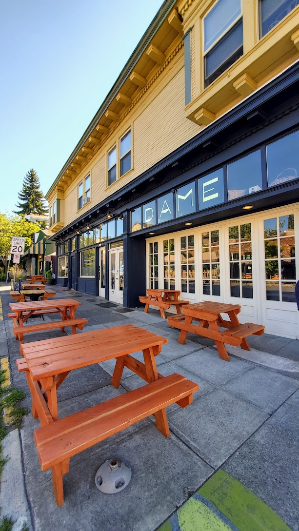 Dame Restaurant exterior dining area