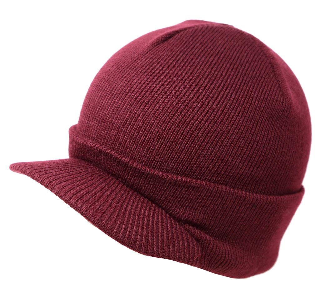 Men's Women's Winter Beanie Hat Warm Knit Hat Thick Fleece
