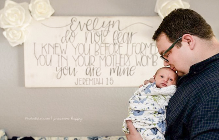 This Dad Shows Us The Overwhelming Emotion Of Welcoming A Rainbow Baby