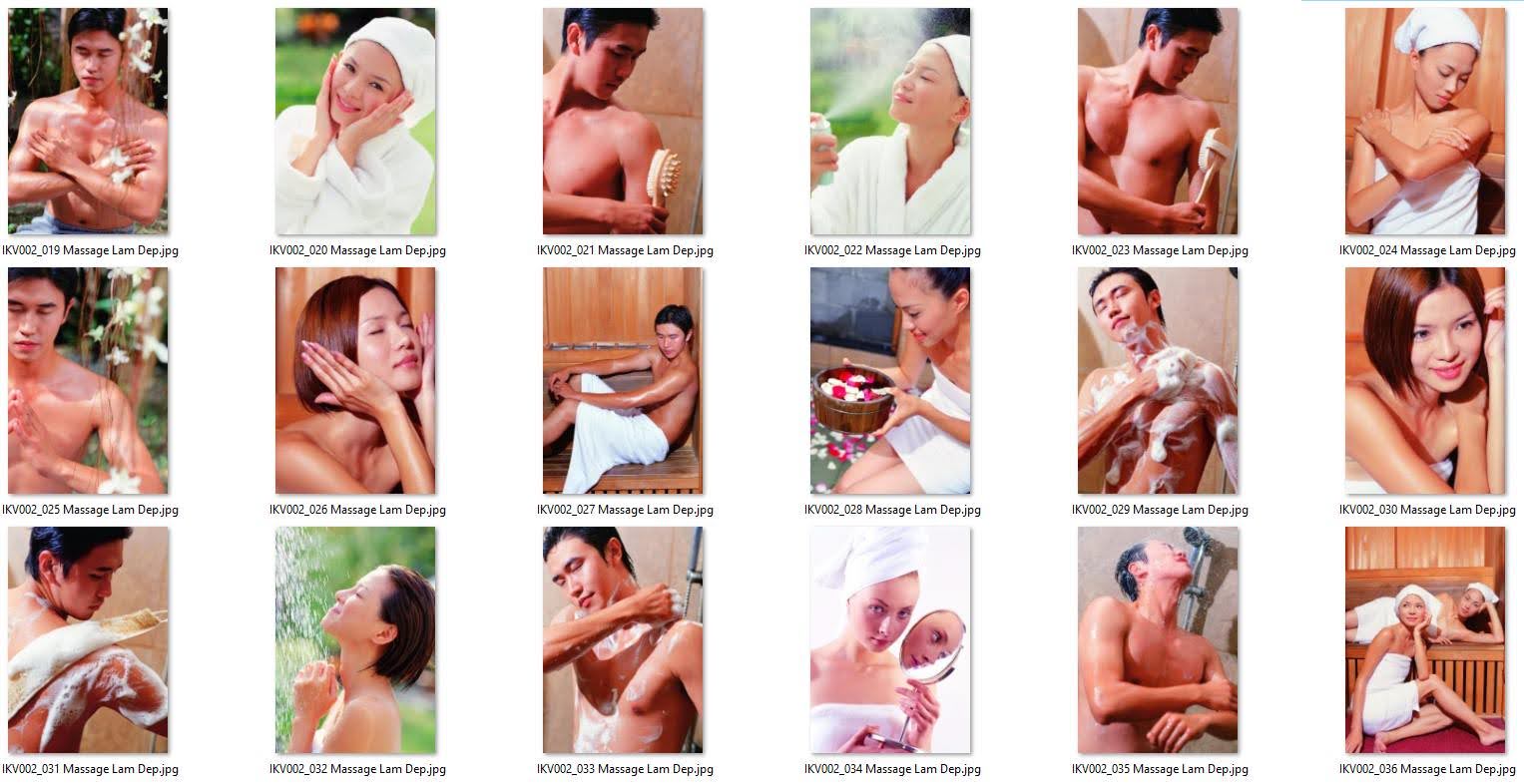 Share bộ ảnh Spa - Massage - làm đẹp phục vụ thiết kế