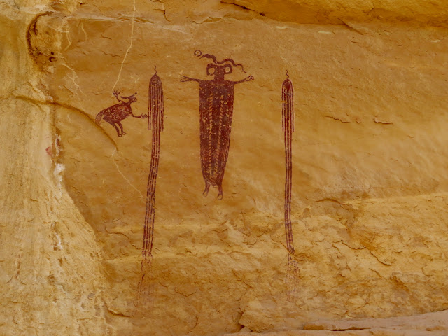 Locomotive Point pictographs