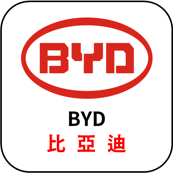 BYD 比  亞  迪  - 汽車品牌LOGO