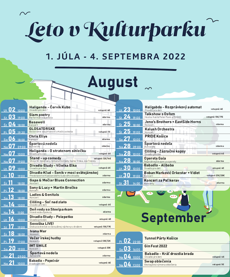 Leto v Kulturparku (august 2022)