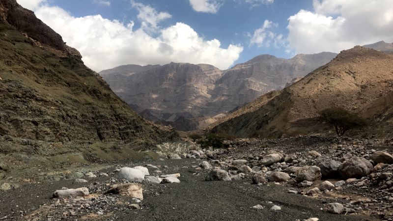 Inside Wadi Bani Khalid oman road trip