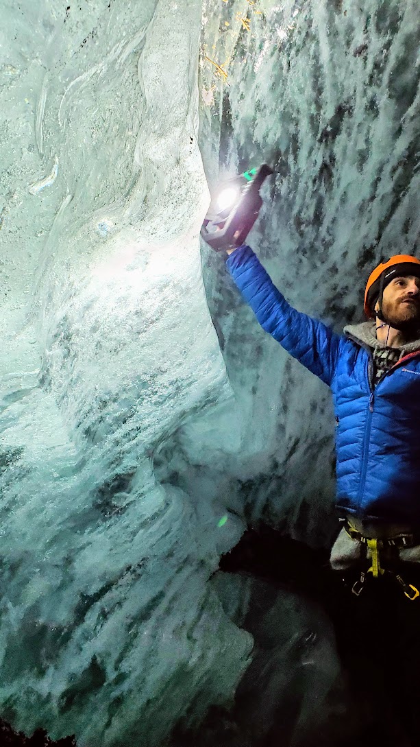 Glacier Hike and Ice Cave Visit with Troll Expeditions from Skaftafell as part of the Skaftafell Blue Ice Cave & Glacier Hike Winter Tour