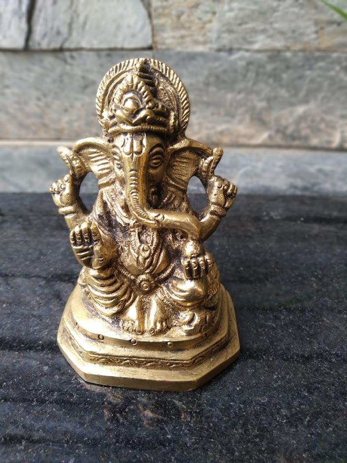 Brass Hindu Religion God Sculpture