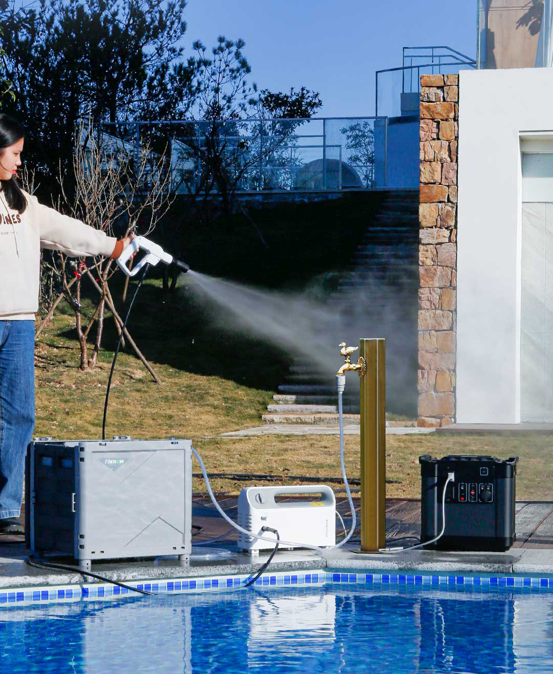 Lợi ích khi sử dụng máy phun rửa áp lực