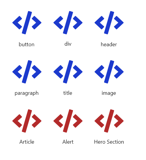 membagi element ke dalam react component