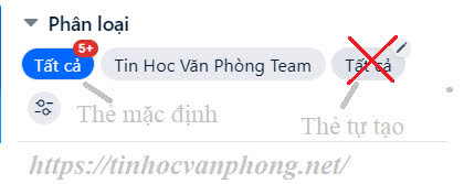 Thẻ trùng tên thẻ mặc định