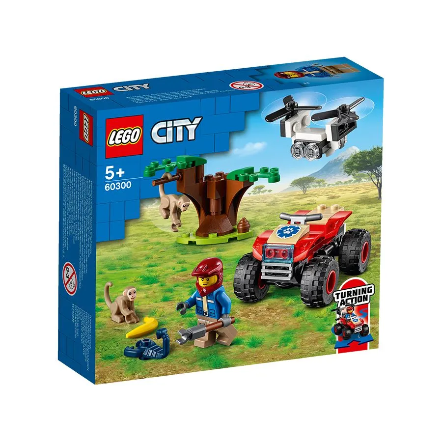 Đồ chơi Lego City - Xe cứu hộ động vật hoang dã