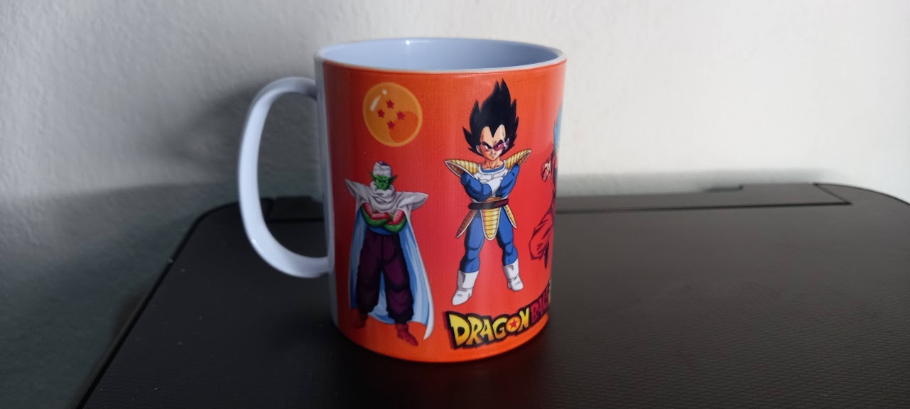 Garrafa Squeeze Goku Dragon Ball e Personagens Infantil