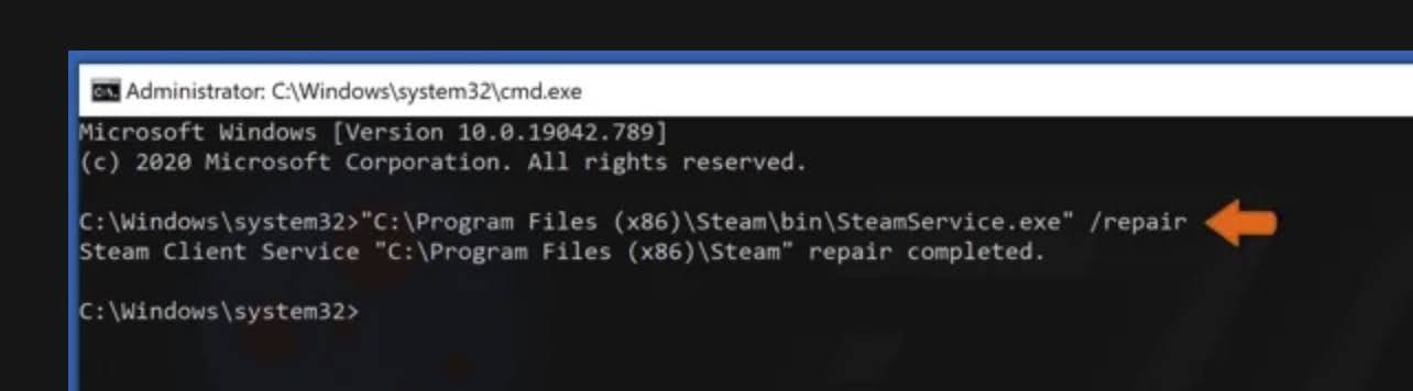 Repair Steam service