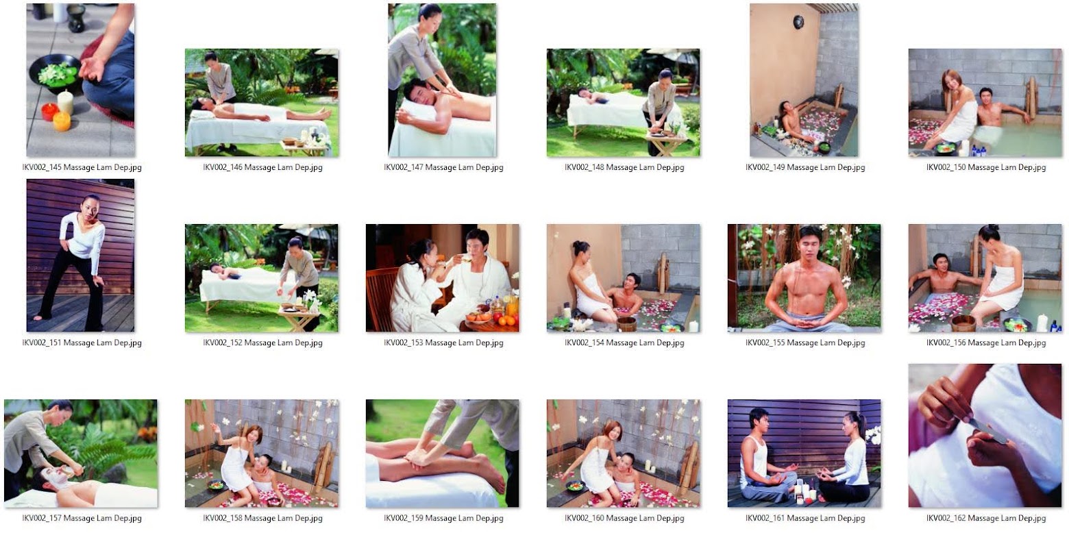 Share bộ ảnh Spa - Massage - làm đẹp phục vụ thiết kế