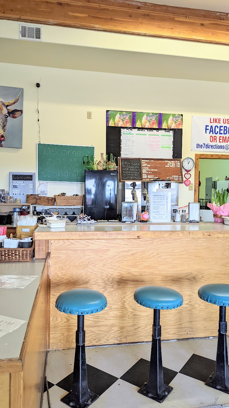 Planning a Trip to the Painted Hills - we opted to take 97 as part of the Journey Through Time Scenic Byway from Portland through Shaniko and stopped at Goldie's Ice Cream Parlor along the way which offers the best (and only) sandwiches in town