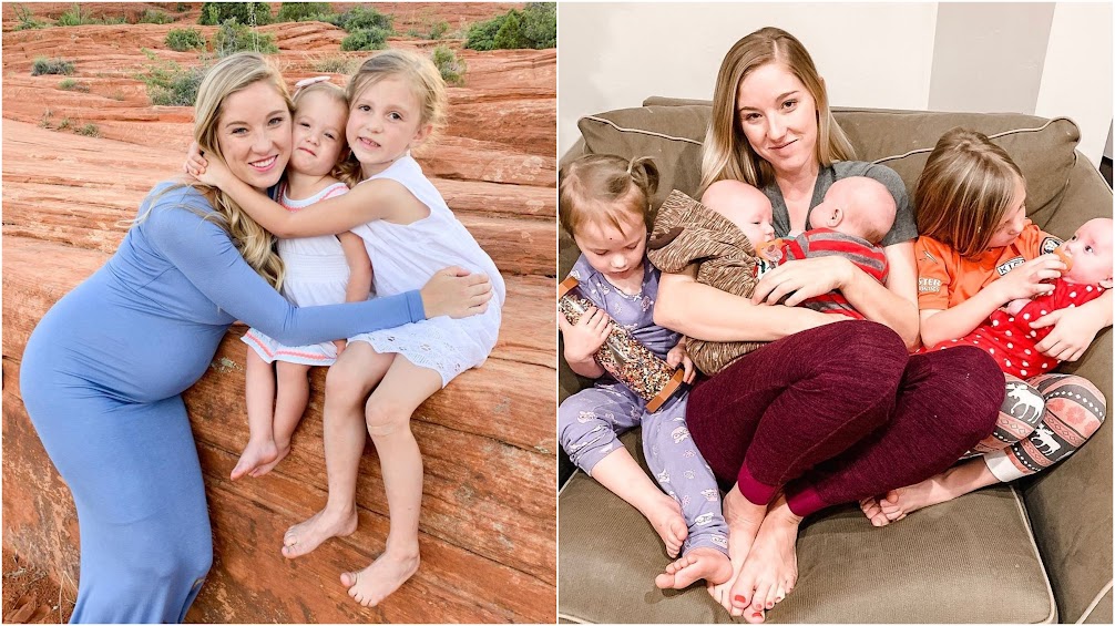 Triplets' Mother Shares Amazing Before & After Pregnancy Photos