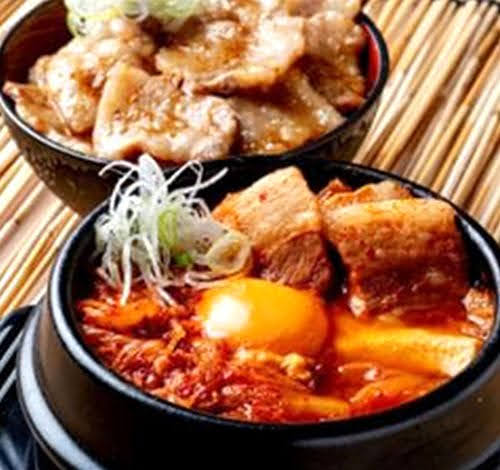 韓国カルビ丼とスンドゥブ　デジカルビ丼　豚スンドゥブ