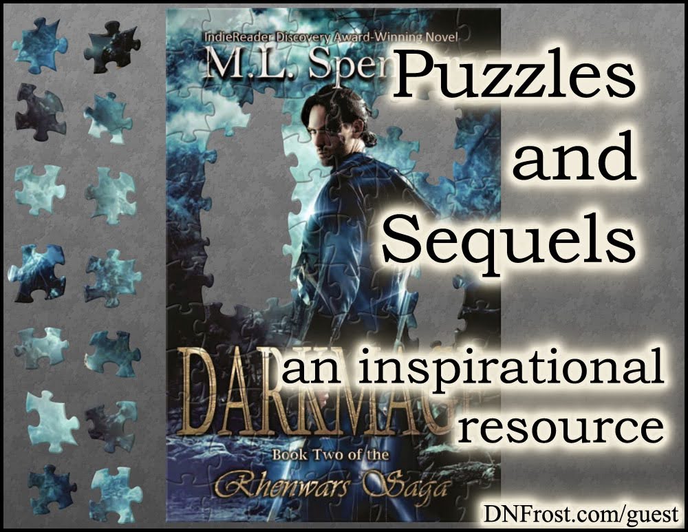 Puzzles and Sequels: fun inspirations from the novel Darkmage www.DNFrost.com/guest An inspirational resource by D.N.Frost @DNFrost13 Part 4 of a series.