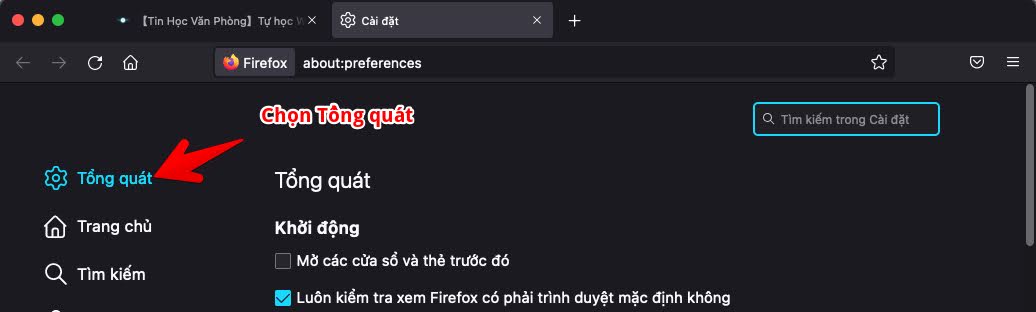 tắt update firefox