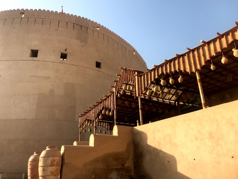 nizwa fort big tower 