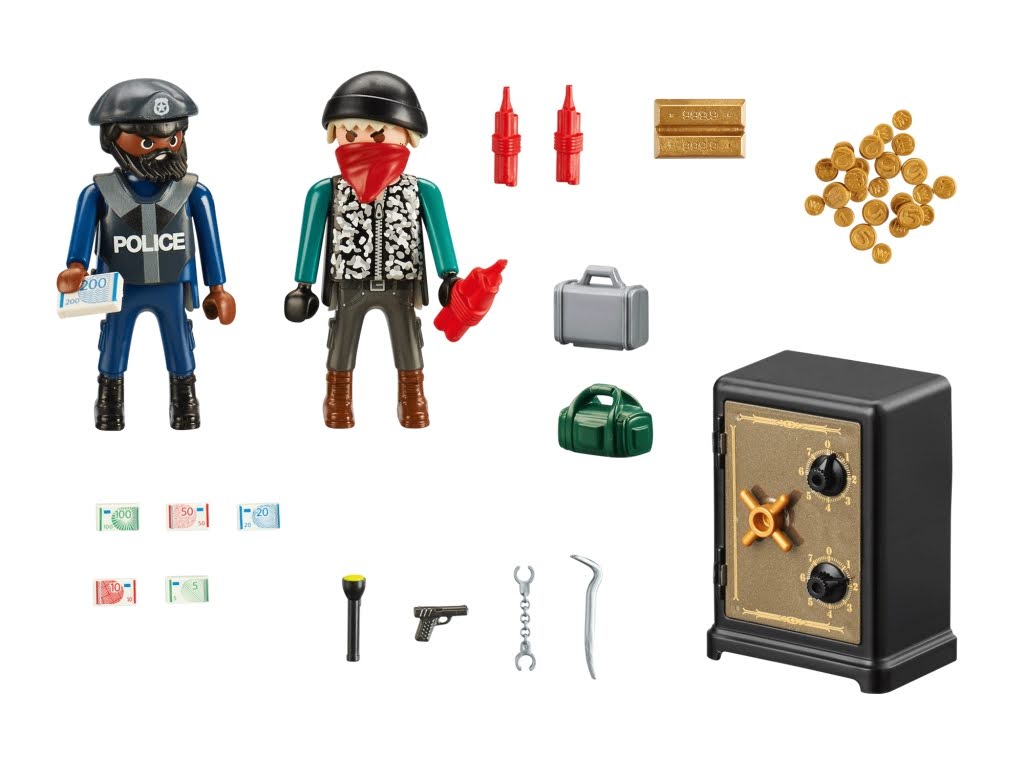 Contenido real de Playmobil® 70908 Starter Pack Caja Fuerte