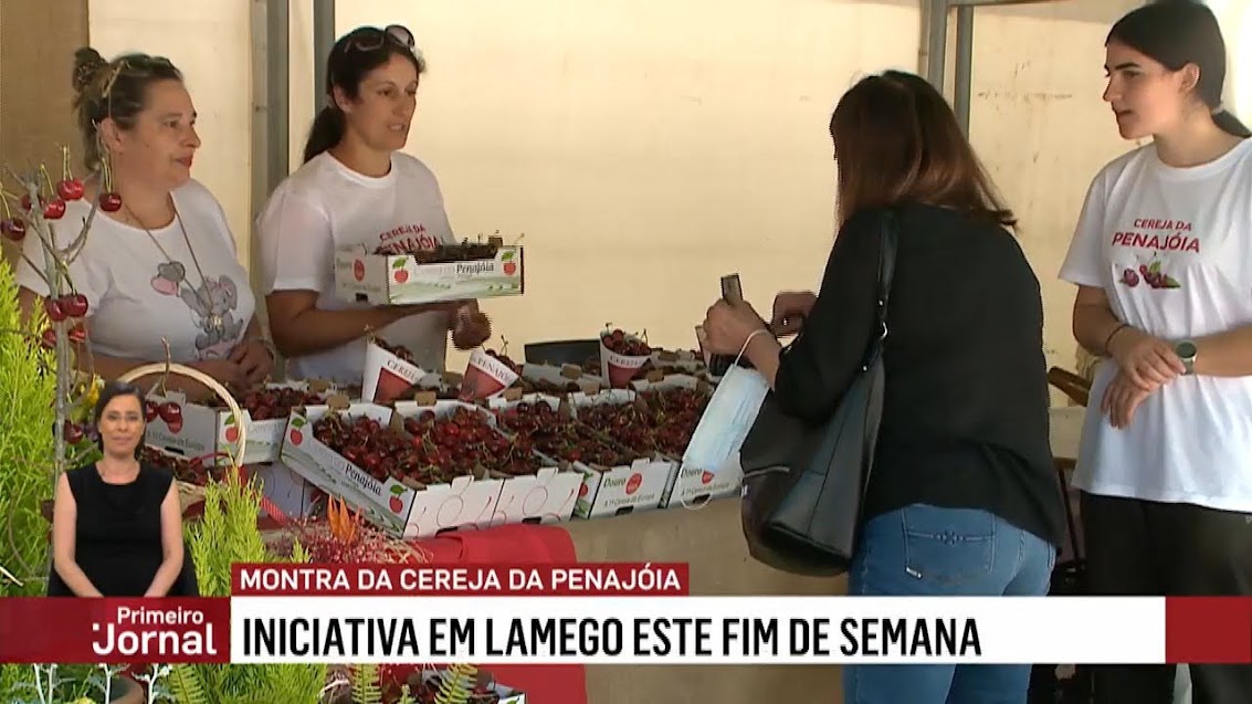 Vídeo - Montra da cereja da Penajóia em Lamego