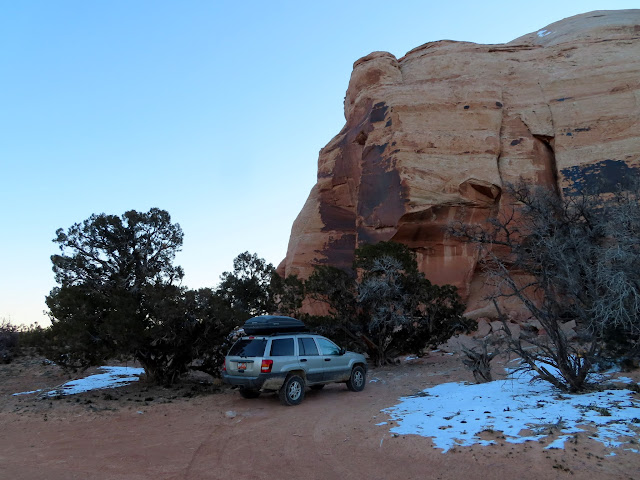 Camp spot at Beehive Butte