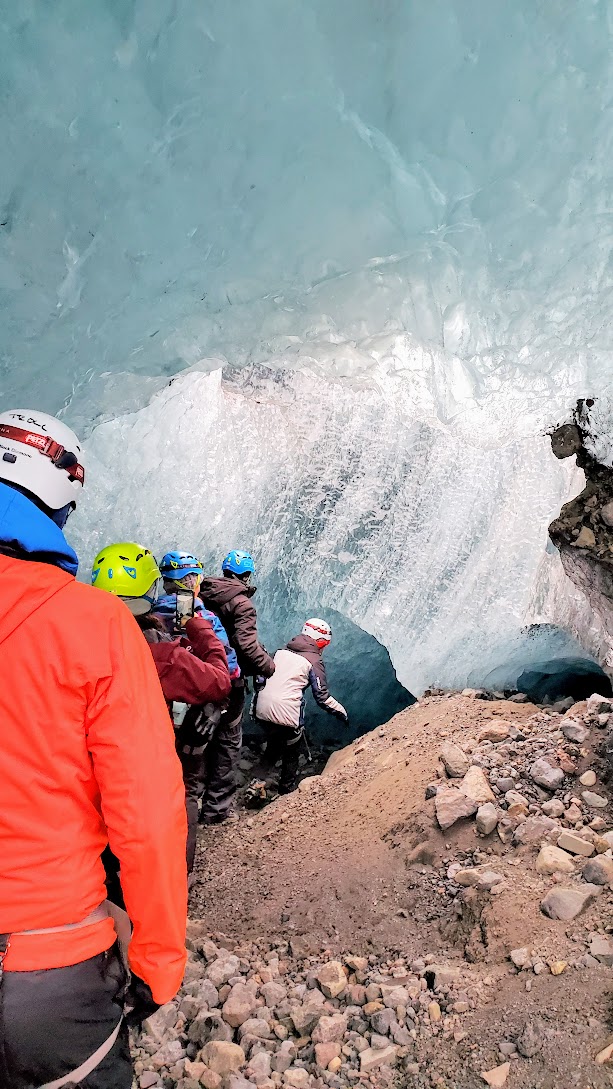 Glacier Hike and Ice Cave Visit with Troll Expeditions from Skaftafell as part of the Skaftafell Blue Ice Cave & Glacier Hike Winter Tour