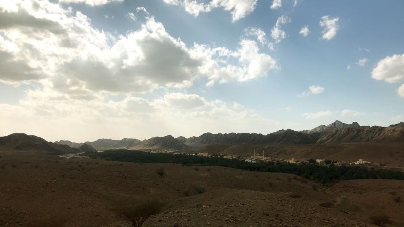 wadi bani khalid oman trekking