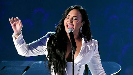 Demi Lovato singing in 2020