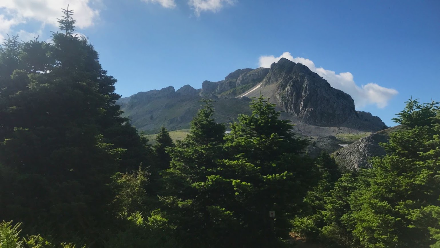 hiking mount xerovouni evia island greece