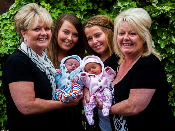 Doubles! Third Generation Of Twins Born Into Same Family