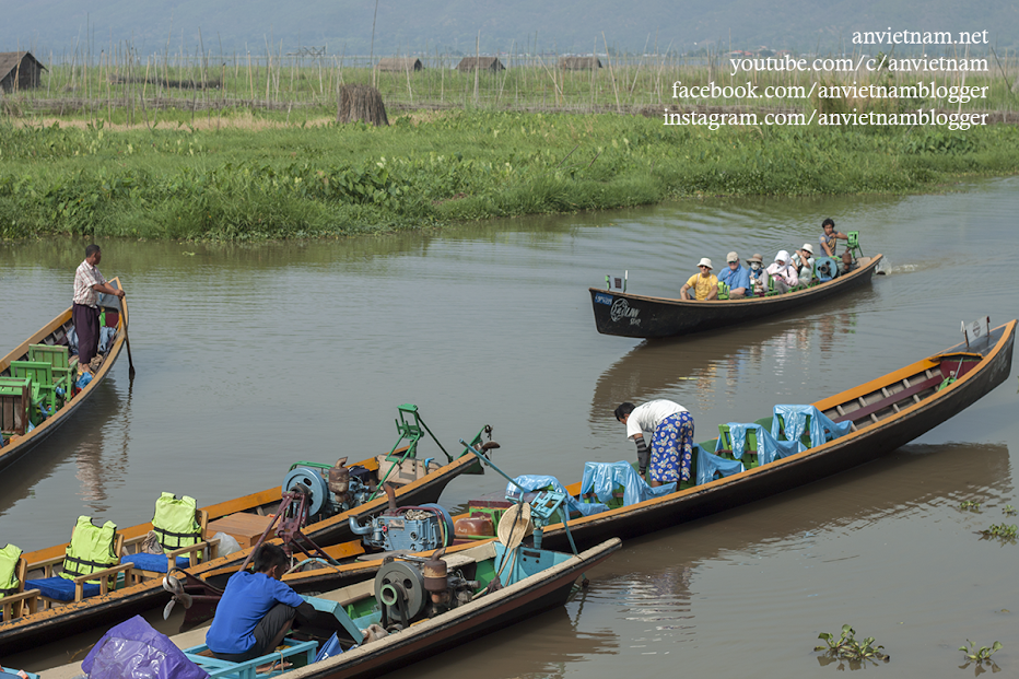 Về miền đất Phật Myanmar: êm đềm sóng nước hồ Inle