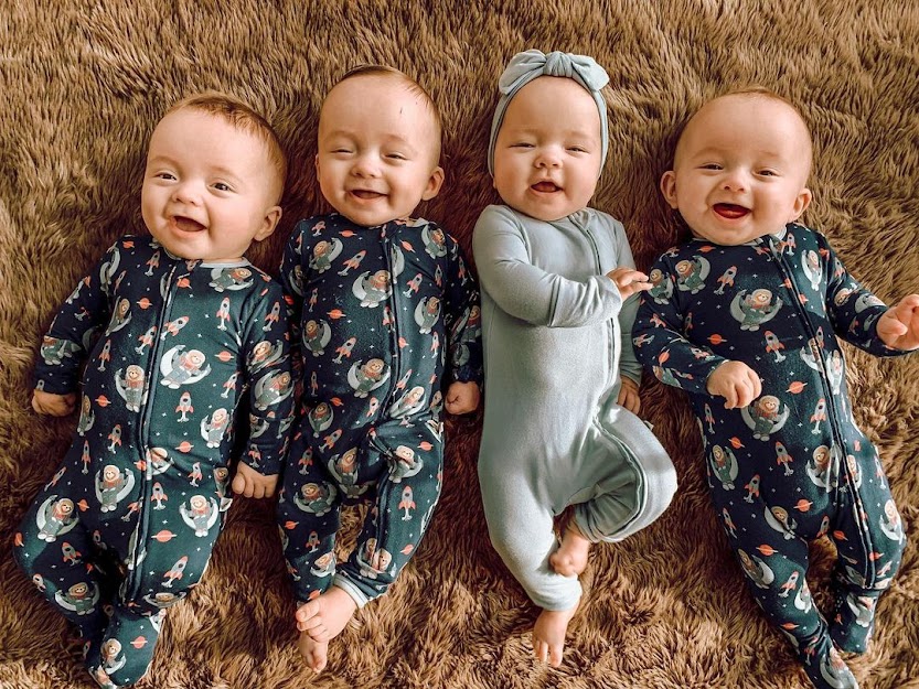 Mom Gives Birth to Quadruplets After 3 Miscarriages