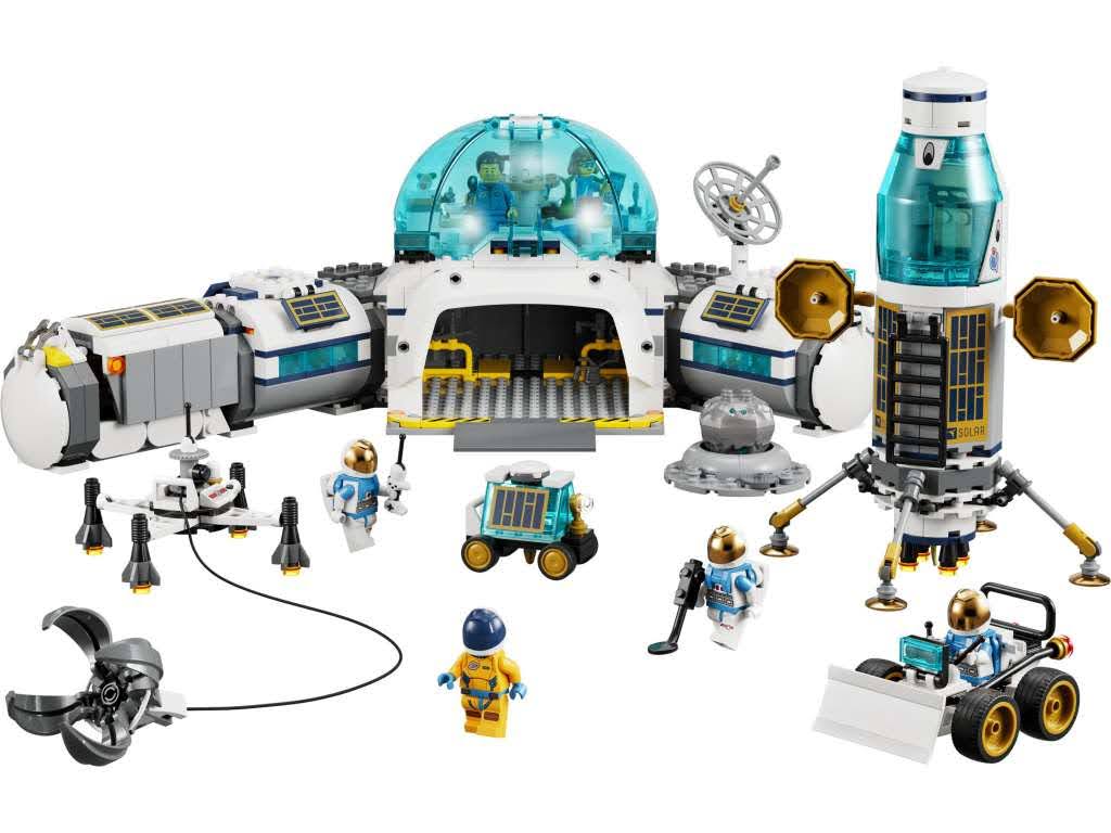 Contenido de LEGO® 60350 Base de Investigación Lunar