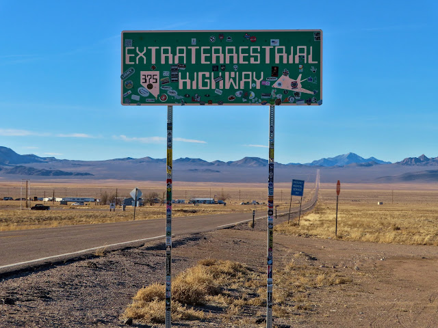 Extraterrestrial Highway sign