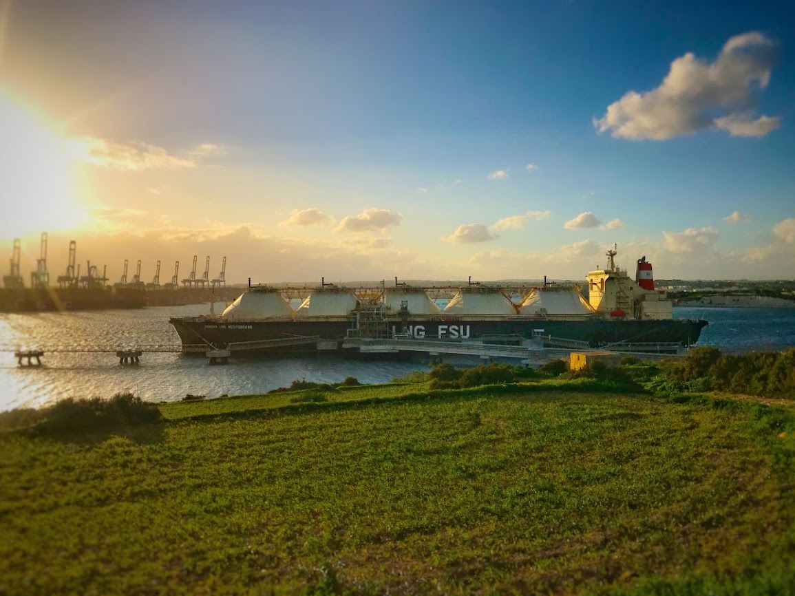 big ship marsaxlokk port south malta