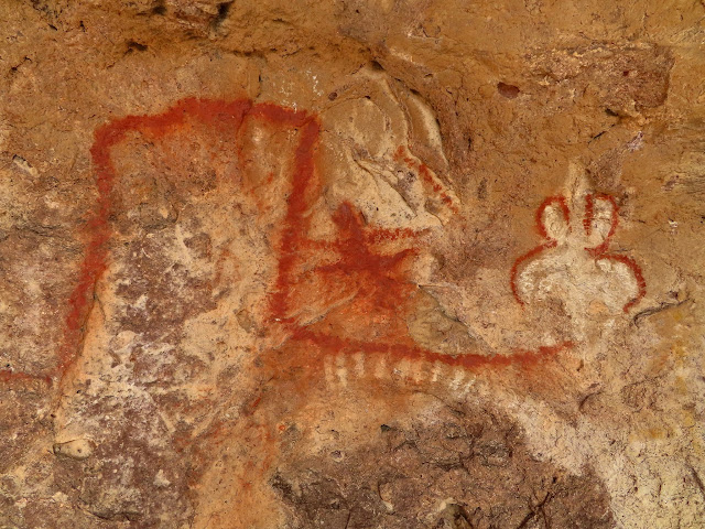 Lion's Mouth Cave pictographs