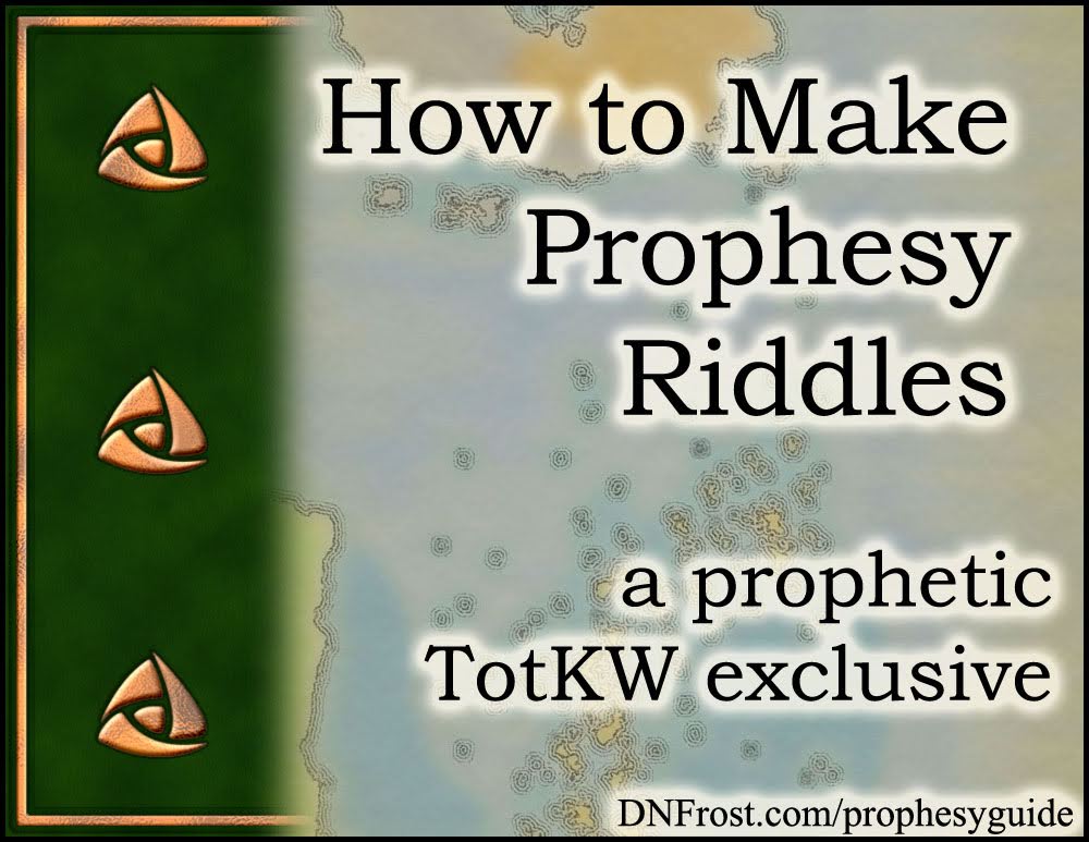 COMING SOON!
                
                How to Make Prophesy Riddles