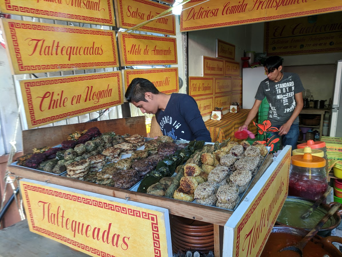 Pre-Hispanic food stand