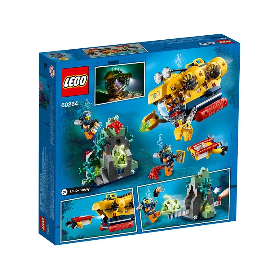 Đồ chơi Lego City - Tàu ngầm thám hiểm đại dương