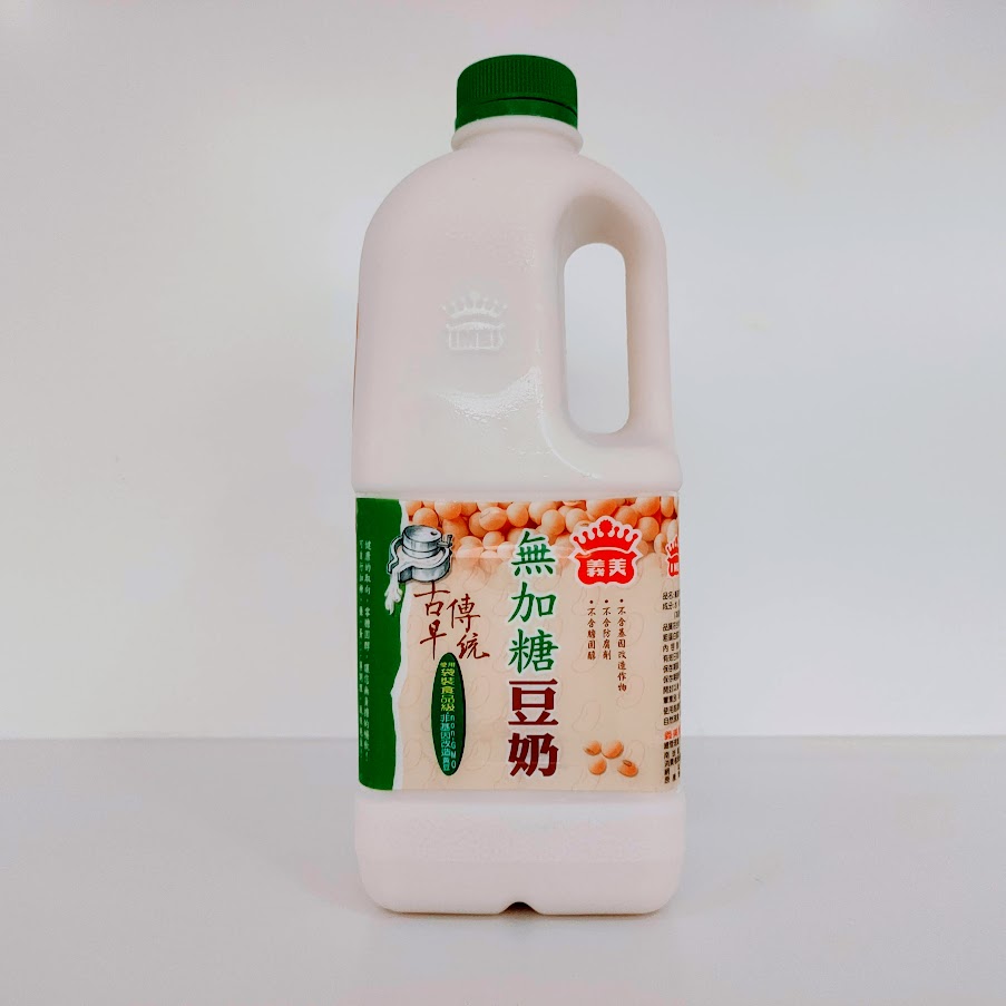 【豆漿】義美古早傳統豆奶-無加糖 2000ml