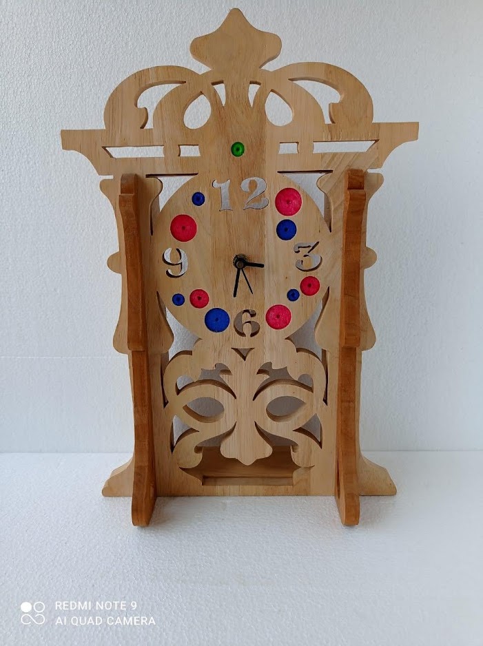 Wooden Table Clock