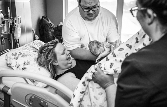 This Dad Shows Us The Overwhelming Emotion Of Welcoming A Rainbow Baby