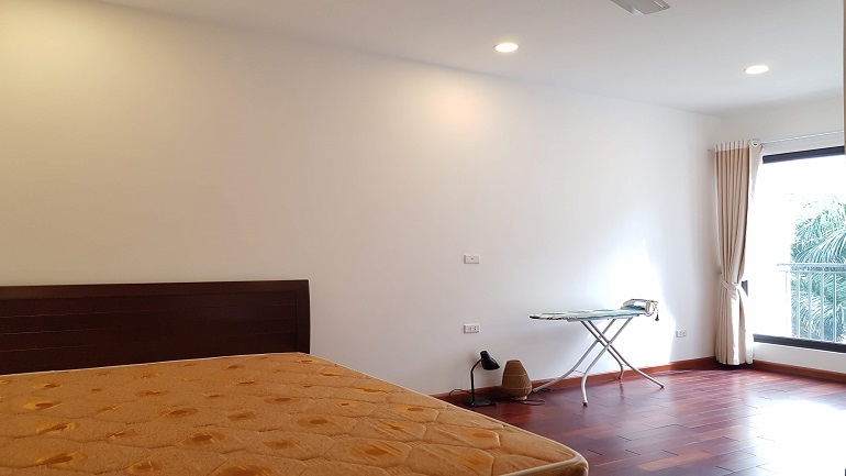 Spacious 3 – bedroom apartment with balcony in To Ngoc Van street, Tay Ho district for rent