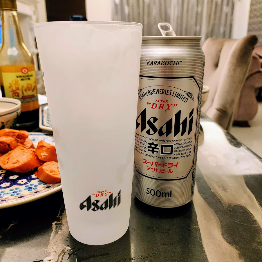 朝日啤酒辛口經典組 - 啤酒杯 - 特寫